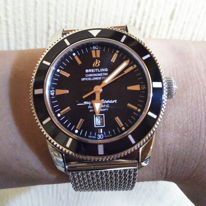 ポンタん兄さんのブライトリング スーパーオーシャンヘリテージ４６ A17320　24/B868　