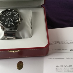 バックドロップさんのカルティエ カリブル W7100057