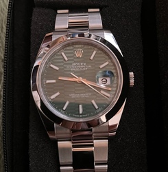 万次郎さんのロレックス デイトジャスト 