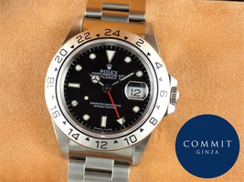 ロレックス エクスプローラーⅡ 黒文字盤 W3番 ≪保証書・箱・その他≫