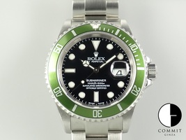 ロレックス サブマリーナー デイト Ref.16610LV Y番黒文字盤 保証書あり 箱あり
