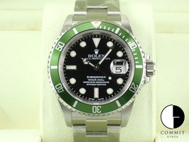 ロレックス サブマリーナー デイト Ref.16610LV D番ブラック文字盤 保証書あり 箱あり