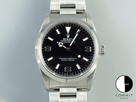 ロレックス (ROLEX) エクスプローラーⅠ Ref.14270 E番 ブラック文字盤 ランク【B】 14270