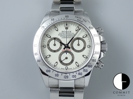 ロレックス (ROLEX) デイトナ Ref.116520 F番 ホワイト文字盤 保証書あり 箱あり ランク【B】 116520