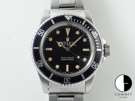 ロレックス (ROLEX) サブマリーナー Ref.5513M 13番 ブラック文字盤 箱あり ランク【B】 5513