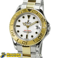 9/6 23:59まで値下げ¥26000→¥23500 ROLEX】ロレックス『ヨットマスター ロレゾール』168623 A番'99