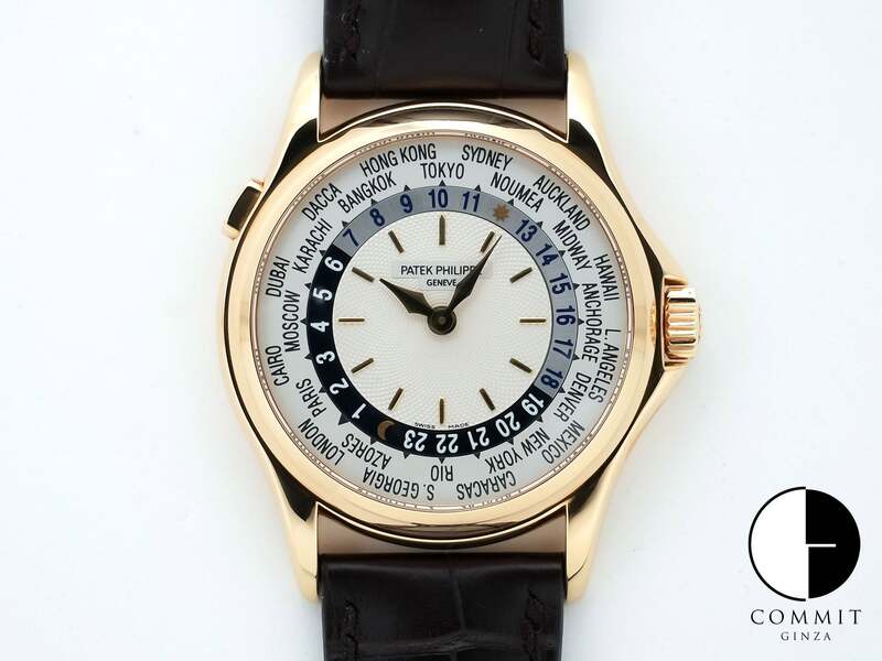 パテックフィリップ コンプリケーション ワールドタイム Ref.5110J-001 イエローゴールド シルバー文字盤 中古 a3asybwr 5110J-001