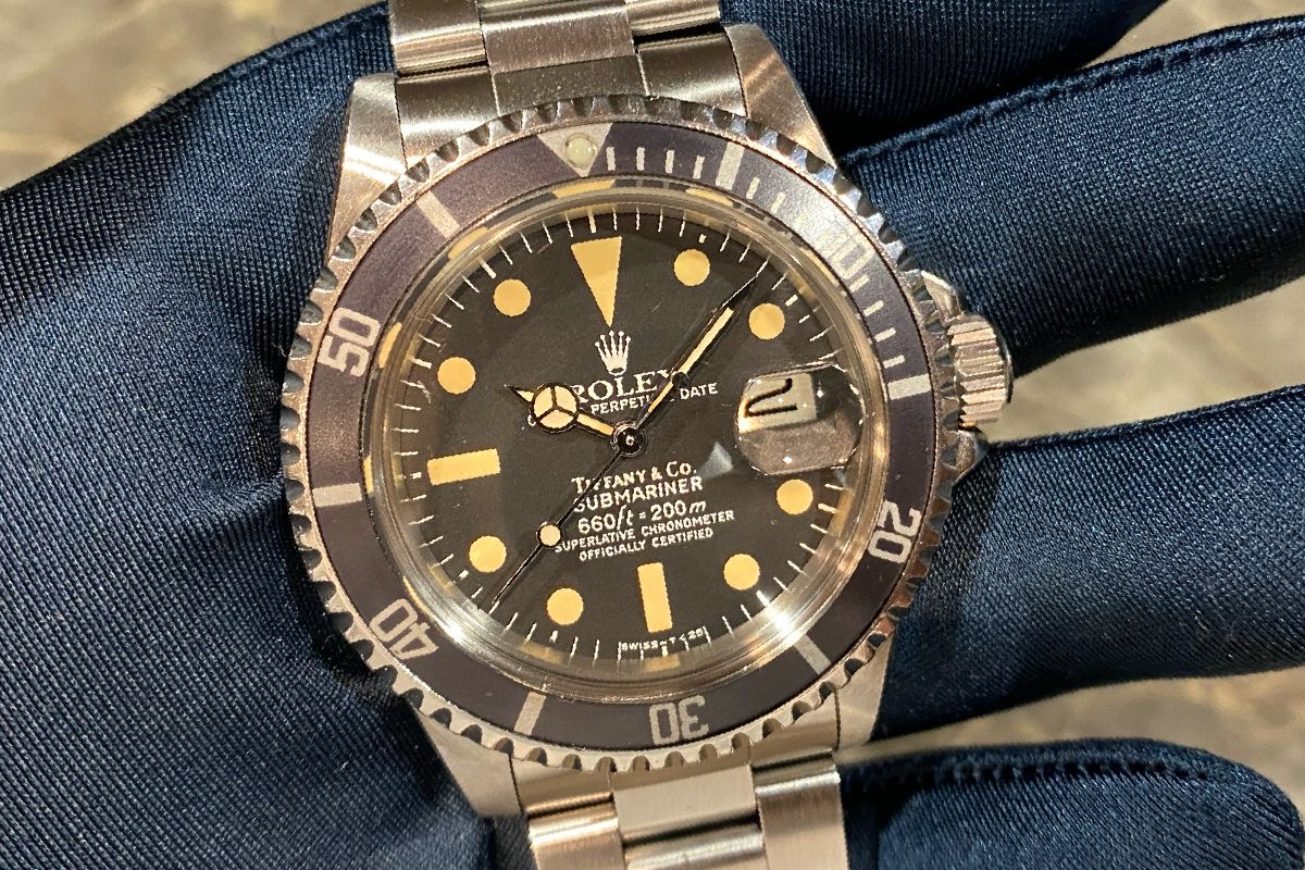 希少！！4桁ティファニー入荷！ サブマリーナーデイト 1680 良個体のご
