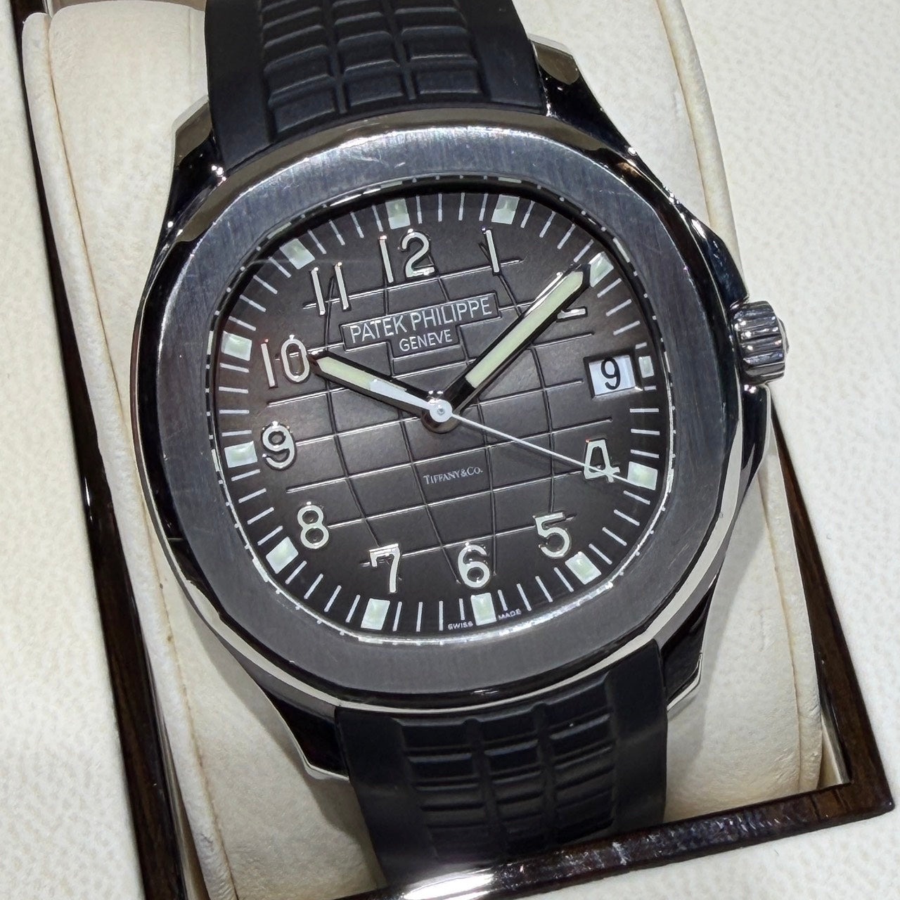 阿部泰治のパテック論 ～第２９０回～ 超絶希少なWネームの人気モデル！『アクアノート TIFFANY＆CO.』「Ref.5167A-001」をご紹介！！