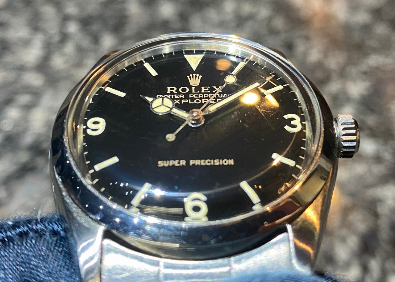 ロレックス 5500 エクスプローラー ブラック ミラー ダイヤル COMING SOON!!】漆黒ミラー！ボーイズ エクスプローラー！！ロレックス