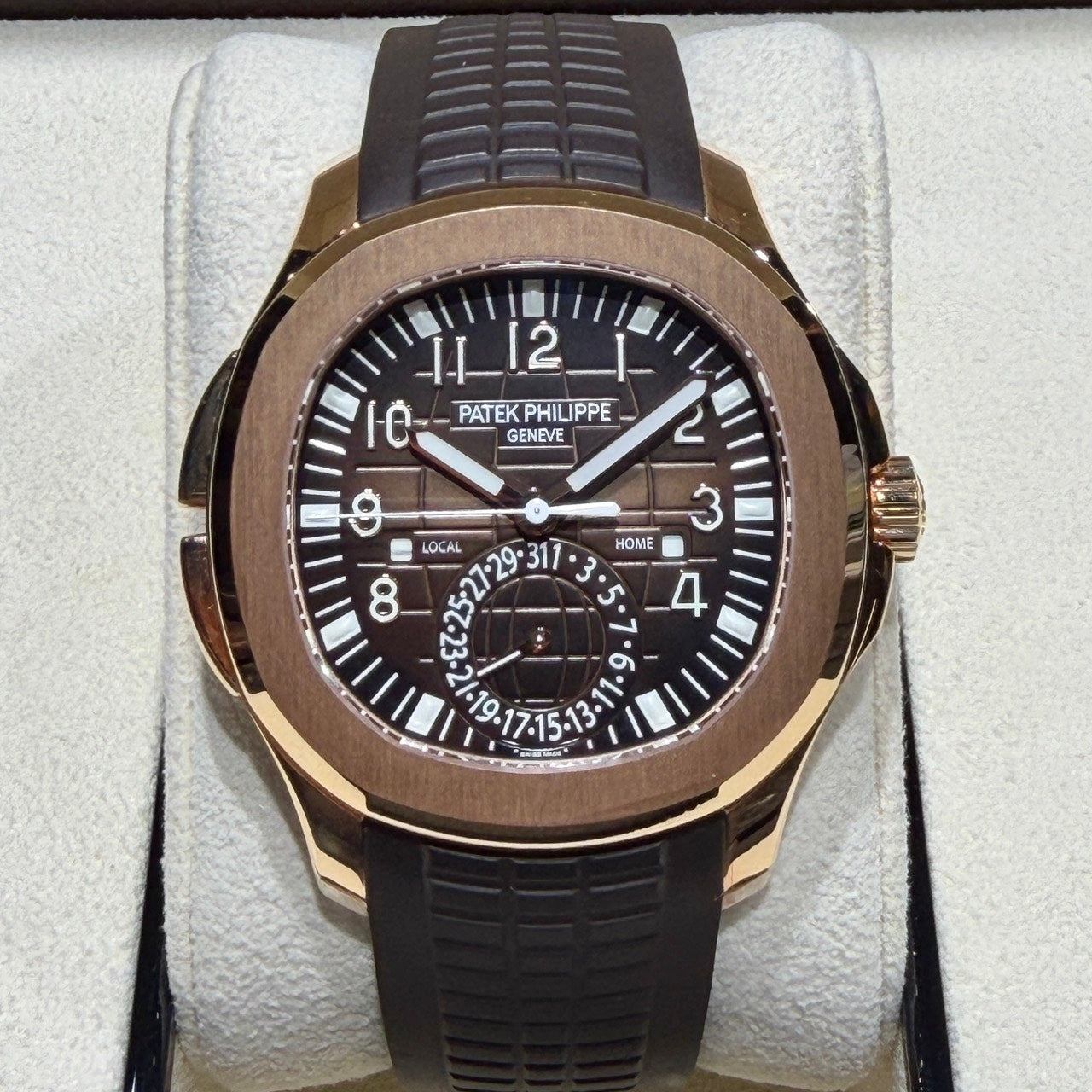 阿部泰治のパテック論 ～第２８７回～ 価格急騰中の大人気『アクアノート トラベルタイム』「Ref.5164A-001」「Ref.5164R-001」をご紹介！！