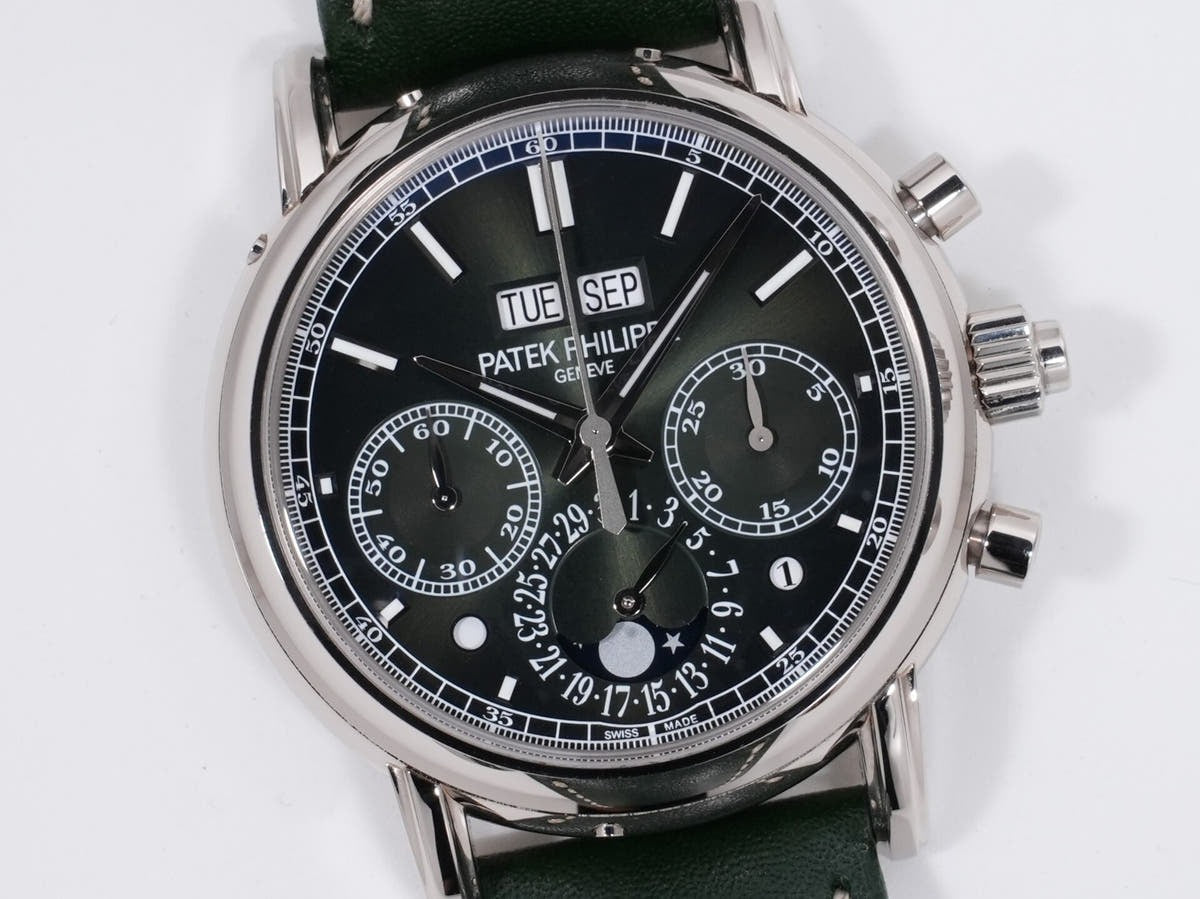 阿部泰治のパテック論 ～第２８２回～ 上品で美しい極上の一本！『パーペチュアルカレンダー スプリットセコンド クロノグラフ』「Ref.5204G-001」をご紹介！！