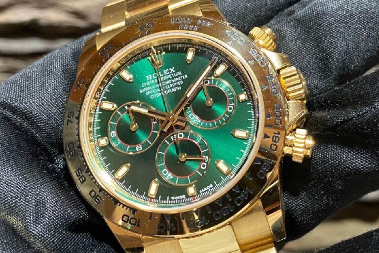 希少！金無垢グリーンデイトナ！ 116508 2019年 未使用品 のご紹介