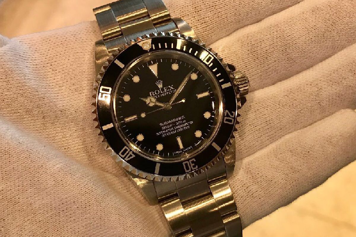 ロレックス サブマリーナ ノンデイト M番 ルーレット 14060M ROLEX 腕時計 黒文字盤