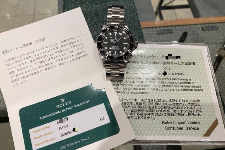 5512 サブマリーナー ロレックス