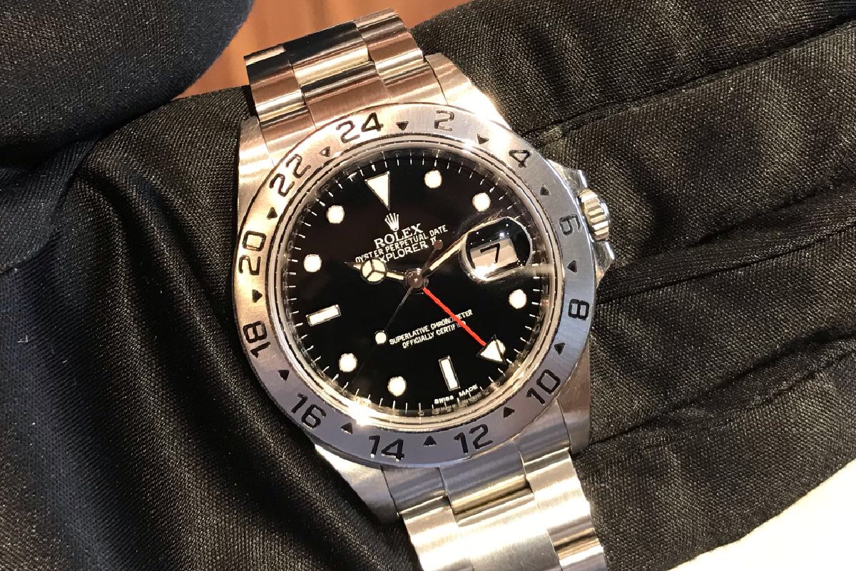 ロレックス ROLEX 16570 G番(2010年頃製造) ブラック メンズ 腕時計