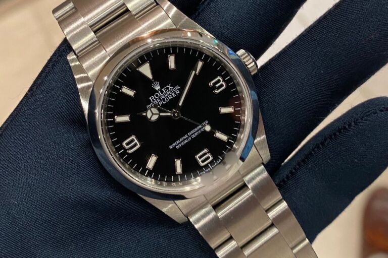 ノンポリッシュ優良個体！！ロレックス エクスプローラーI 114270 最終 