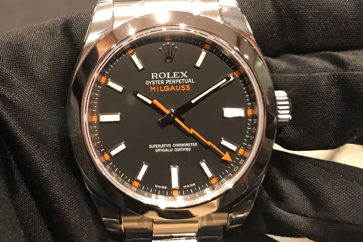 ROLEX ミルガウス黒 116400GV 未使用