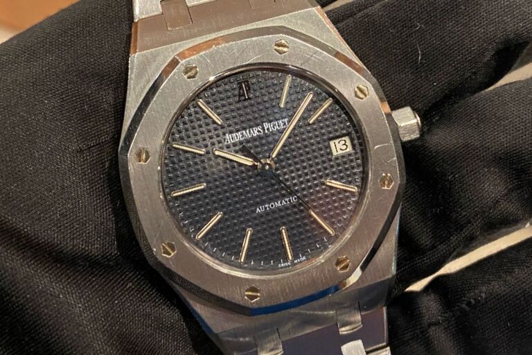 希少！ロングバー！！オーデマピゲ ロイヤルオーク 14790ST ブルー